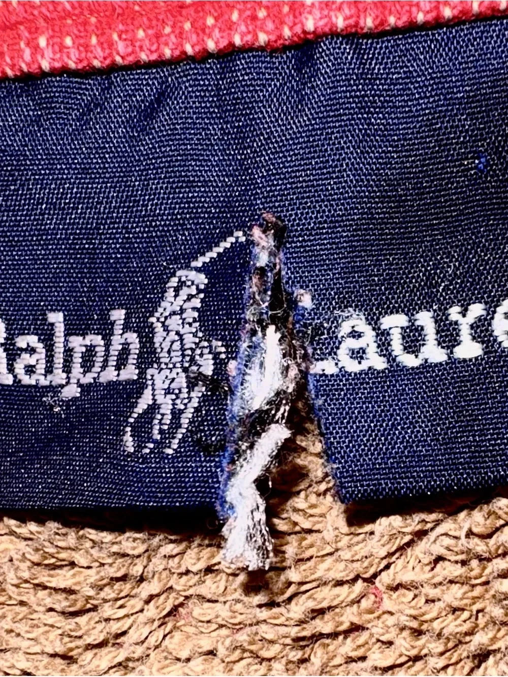 Ralph Lauren Vintage bath Towel Western, American Indian Pattern